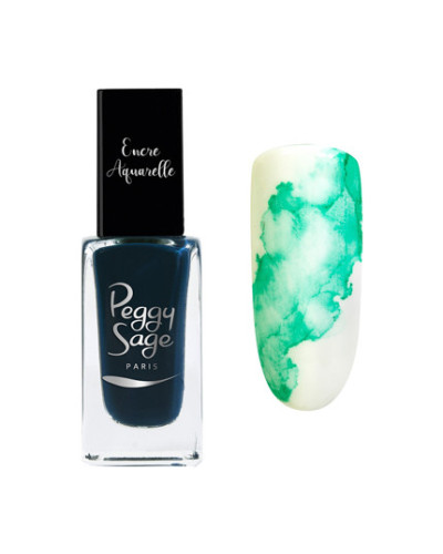 Encre Aquarelle pour Ongles Green Peggy Sage 10ml