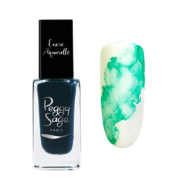 Encre Aquarelle pour Ongles Green Peggy Sage 10ml
