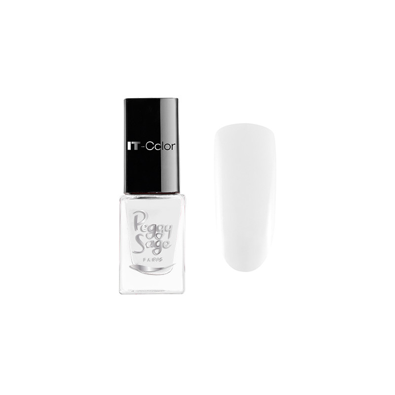 Mini Vernis à Ongles It Color N°5000 Blanche 5ml Peggy Sage