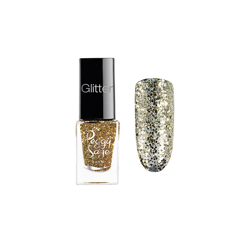 Mini Vernis à Ongles Pailleté N°5682 Eline Peggy Sage 5ml Mini Vernis à Ongles Pailleté N°5682 Eline Peggy Sage 5ml
