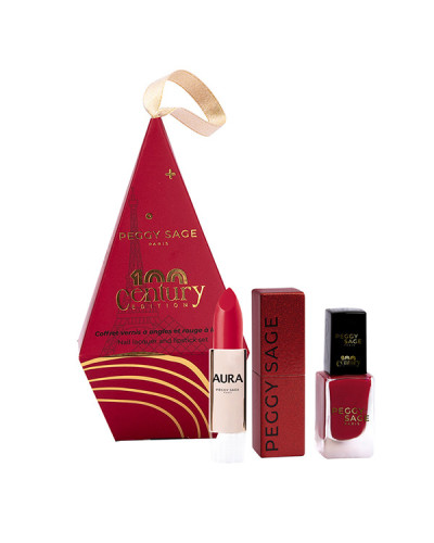 Coffret Vernis À Ongles Et Rouge À Lèvres Century Edition Peggy Sage