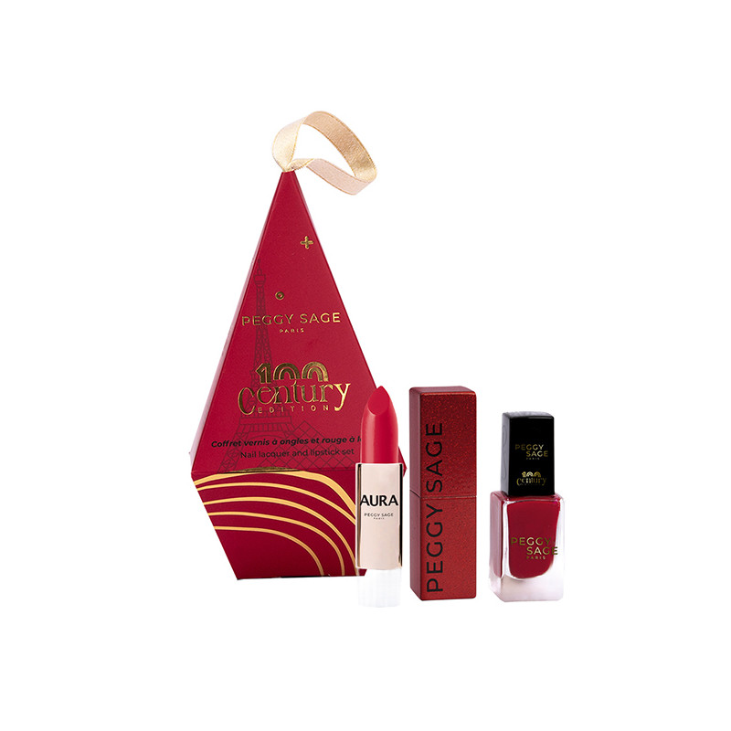 Coffret Vernis À Ongles Et Rouge À Lèvres Century Edition Peggy Sage Coffret Vernis À Ongles Et Rouge À Lèvres Century Edition Peggy Sage