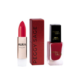 Coffret Vernis À Ongles Et Rouge À Lèvres Century Edition Peggy Sage