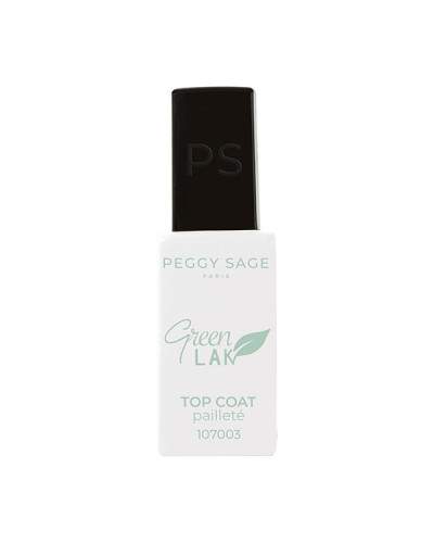Top Coat Pailleté Green Lak Peggy Sage 10ml