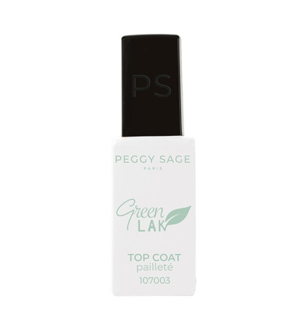 Top Coat Pailleté Green Lak Peggy Sage 10ml