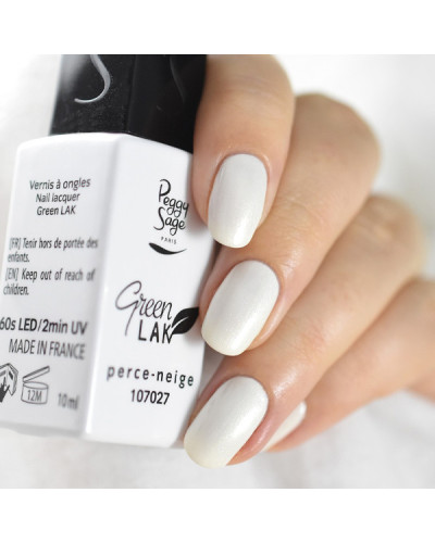 Vernis à Ongles Green Lak Nacré N°027 Perce Neige Peggy Sage 10ml