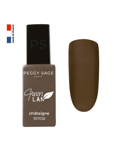 Vernis à Ongles Green Lak N°032 châtaigne Peggy Sage 10ml