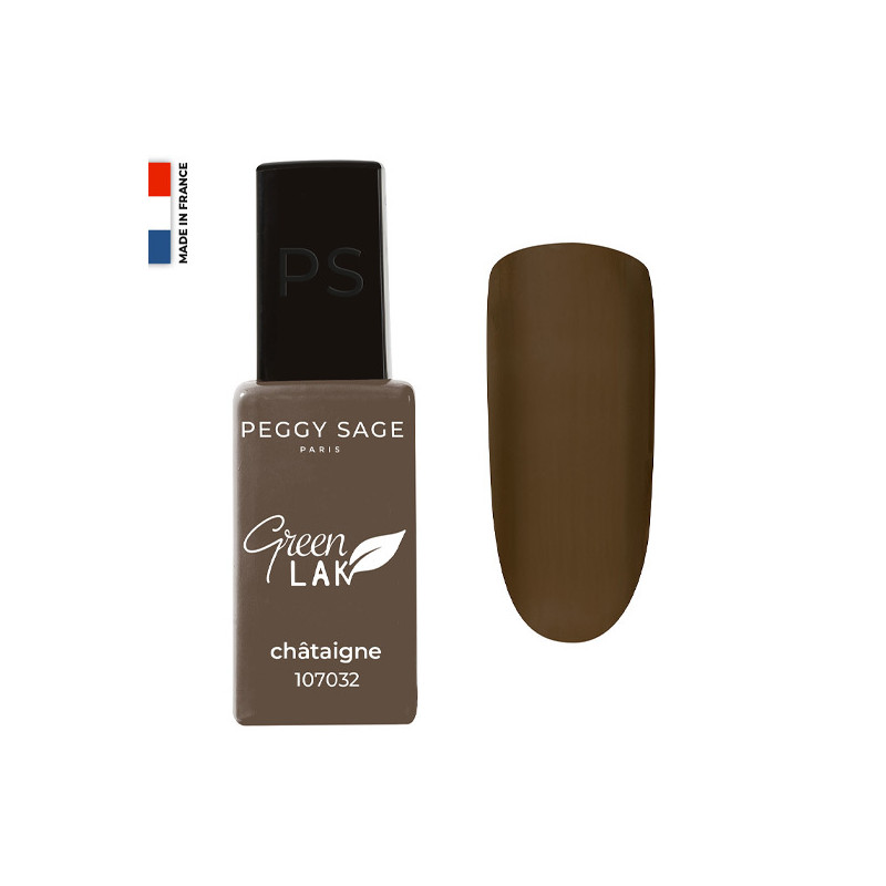 Vernis à Ongles Green Lak N°032 châtaigne Peggy Sage 10ml