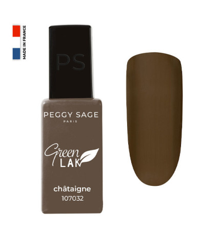 Vernis à Ongles Green Lak N°032 châtaigne Peggy Sage 10ml