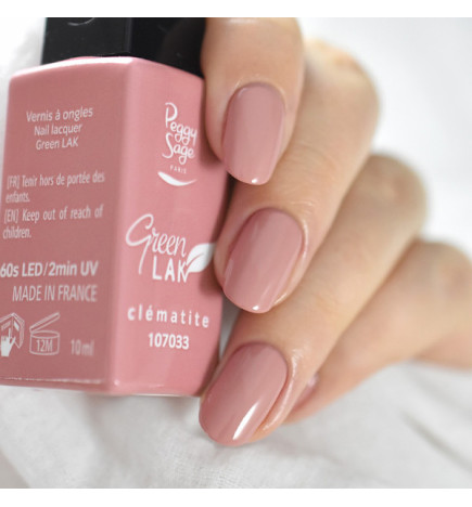Vernis à Ongles Green Lak Laqué N°033 Clématite Peggy Sage 10ml