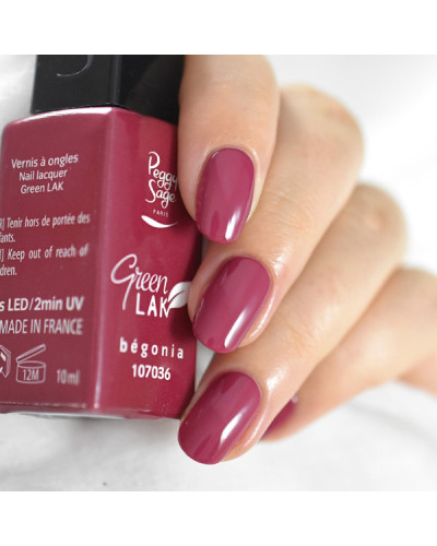 Vernis à Ongles Green Lak Laqué N°036 Bégonia Peggy Sage 10ml