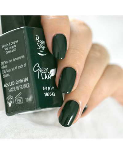 Vernis à Ongles Green Lak Laqué N°043 Sapin Peggy Sage 10ml