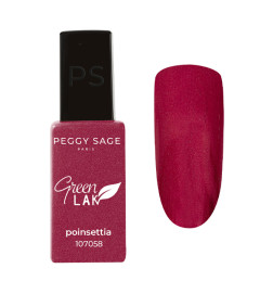 Vernis à Ongles Green Lak Pailleté N°058 Poinsettia Peggy Sage 10ml