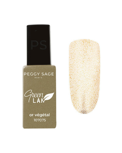 Vernis à Ongles Or Végétal N°075 Green LAK Peggy Sage 10ml