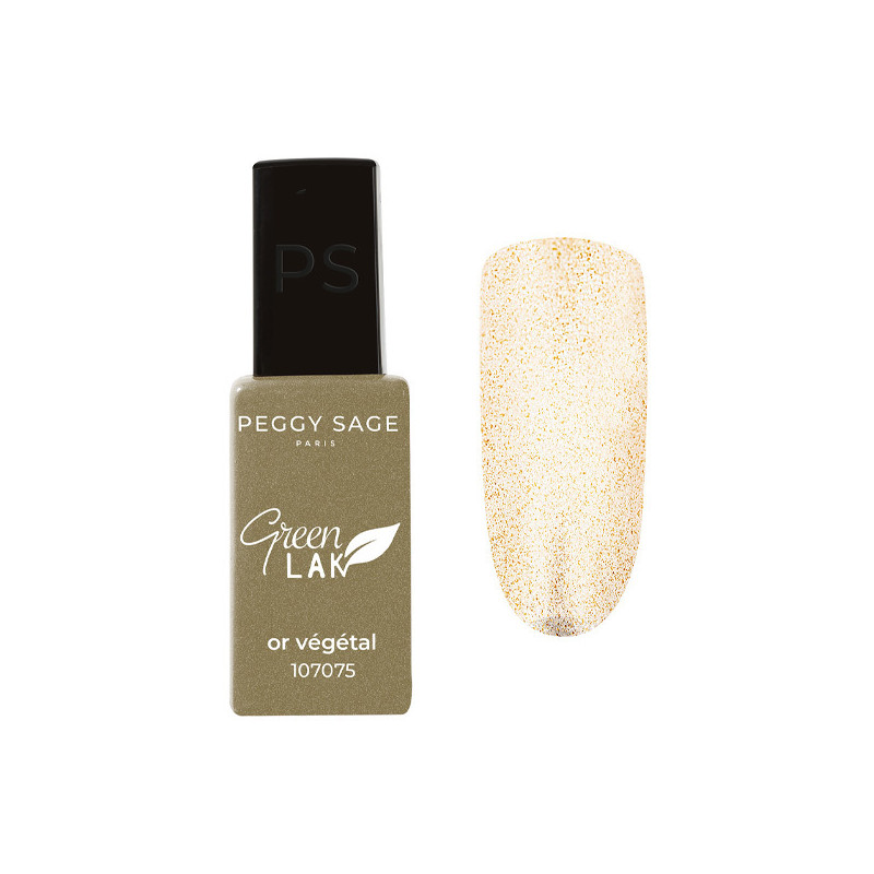 Vernis à Ongles Or Végétal N°075 Green LAK Peggy Sage 10ml