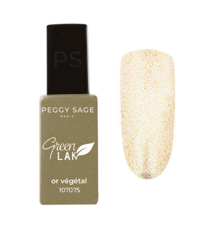 Vernis à Ongles Or Végétal N°075 Green LAK Peggy Sage 10ml