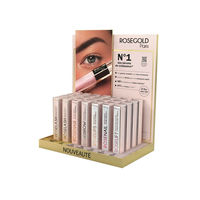 Présentoir Comptoir ROSEGOLD Paris x28 Présentoir Comptoir ROSEGOLD Paris x28