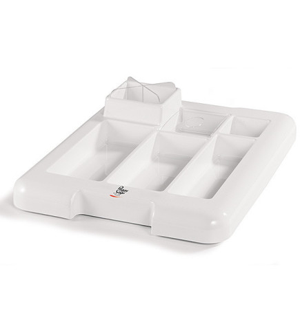 Plateau Manucure PVC Blanc Peggy Sage