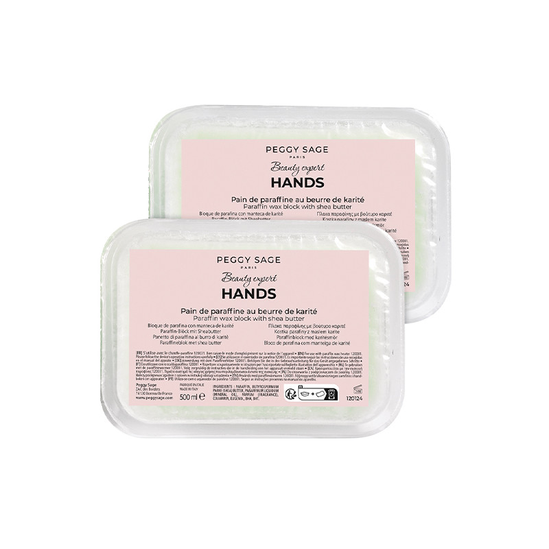 Pains de Paraffine Beurre de Karité Peggy Sage 2 x 500g Pains de Paraffine Beurre de Karité Peggy Sage 2 x 500g