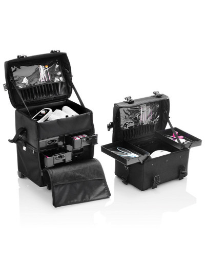 Mallette Trolley 2 En 1 Make-Up artist Noire
