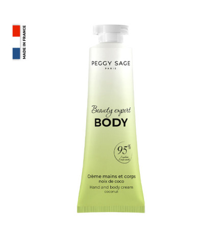 Crème mains et corps Noix de coco Beauty Expert Peggy Sage 30ml
