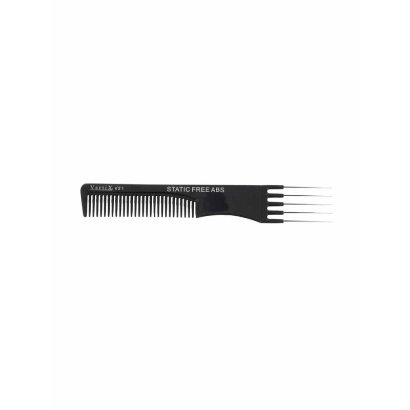 Peigne Fourchette Fer ABS Noir N°21Vertix