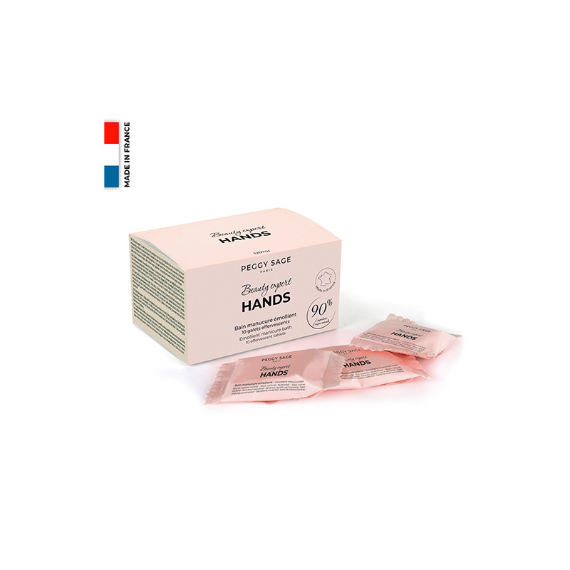 Bain Manucure Émollient x 10 galets effervescents Peggy Sage Bain Manucure Émollient x 10 galets effervescents Peggy Sage