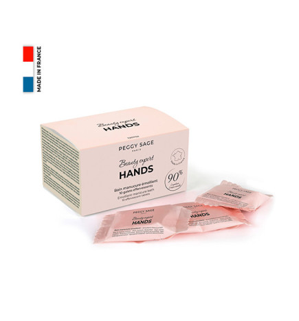 Bain Manucure Émollient x 10 galets effervescents Peggy Sage
