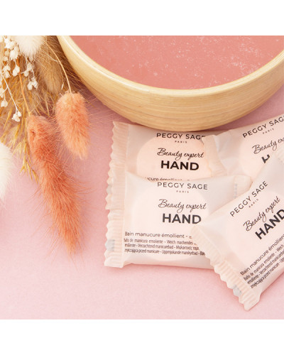 Bain Manucure Émollient x 10 galets effervescents Peggy Sage
