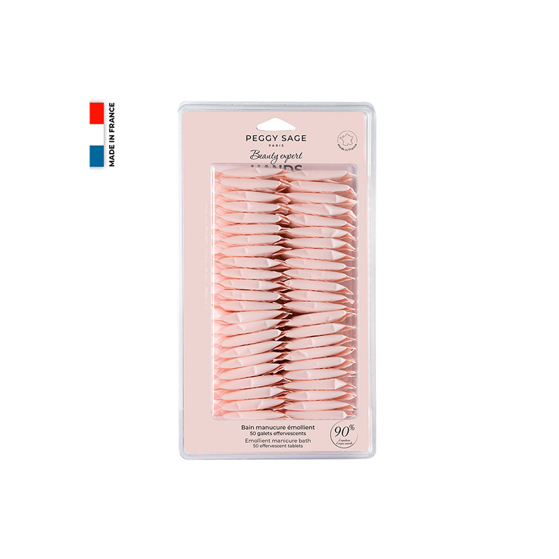 Bain Manucure Émollient x 50 galets effervescents Peggy Sage Bain Manucure Émollient x 50 galets effervescents Peggy Sage