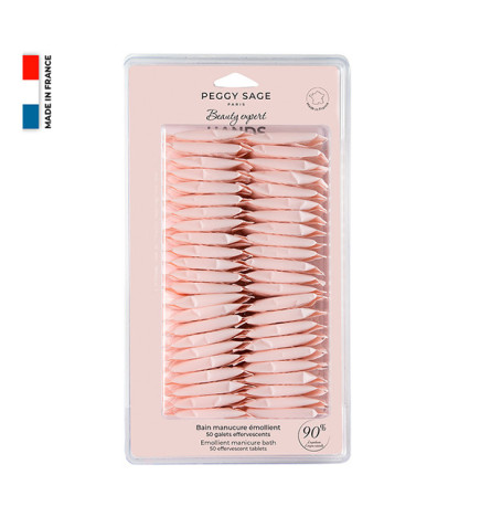 Bain Manucure Émollient x 50 galets effervescents Peggy Sage