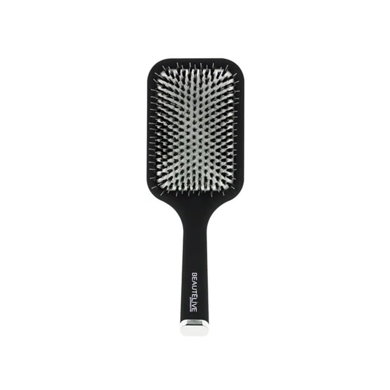 Brosse Paddle Rectangulaire en sanglier et Picots Synthetic Blanc