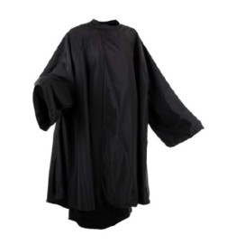 Peignoir Polyester Fluide Noir Brighton