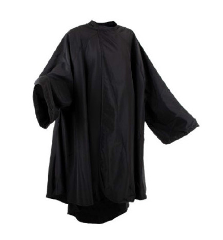 Peignoir Polyester Fluide Noir Brighton