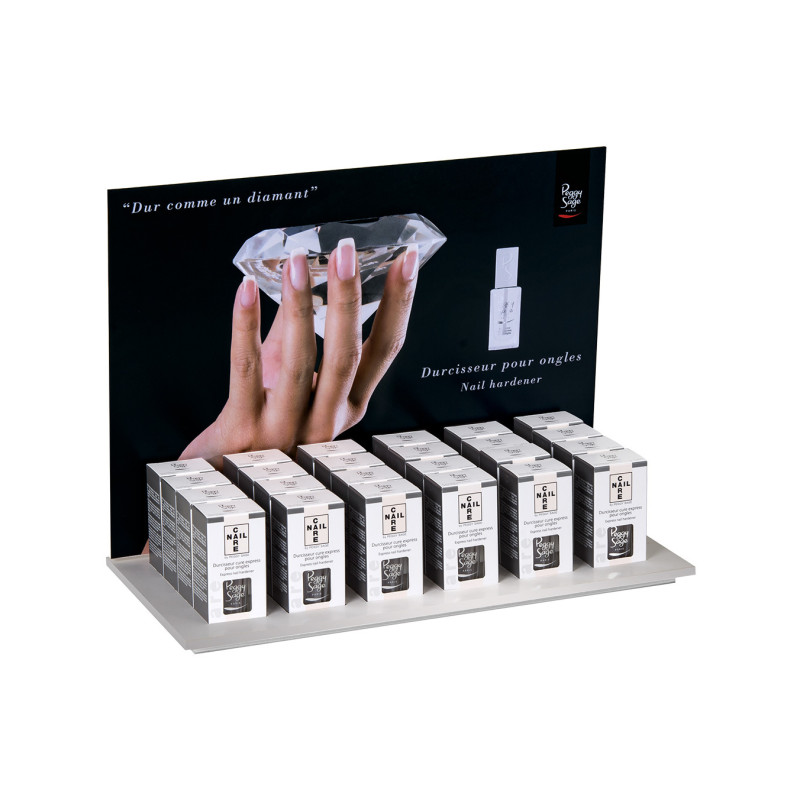 Présentoir Soins Durcisseurs pour Ongles Peggy Sage x 24