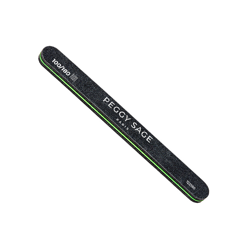 Lime à Ongles Epaisse 2 Faces 100/180 Noires Peggy Sage Lime à Ongles Epaisse 2 Faces 100/180 Noires Peggy Sage