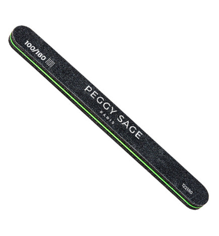 Lime à Ongles Epaisse 2 Faces 100/180 Noires Peggy Sage