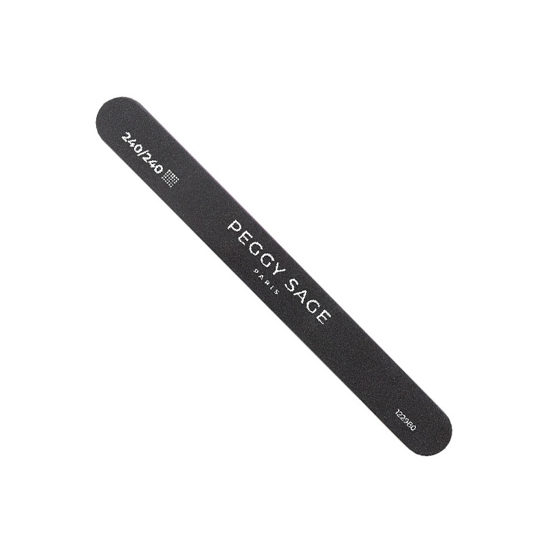 Lime à Ongles 2 Faces 240/240 Noire Peggy Sage Lime à Ongles 2 Faces 240/240 Noire Peggy Sage