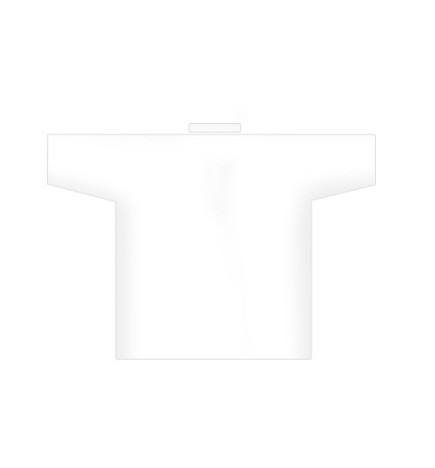 Peignoir Enfant Blanc Velcro Mina Raine