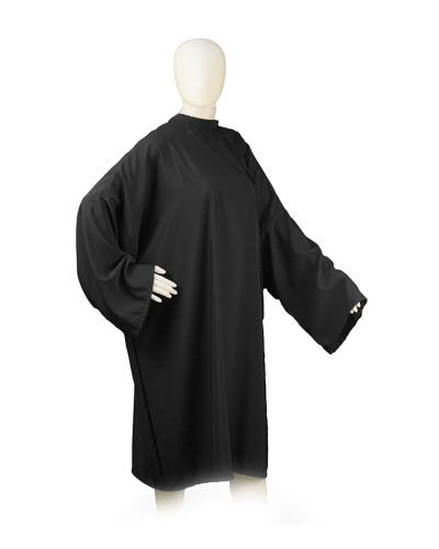 Peignoir Velcro Noir Mina Raine