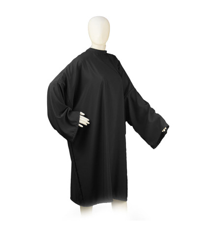 Peignoir Velcro Noir Mina Raine