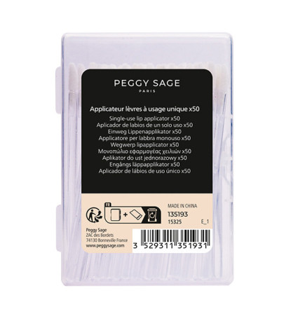 Applicateurs Lèvre à Usaage Unique x50 Peggy Sage