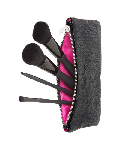 Pinceaux Make-up + Trousse Peggy Sage x 4