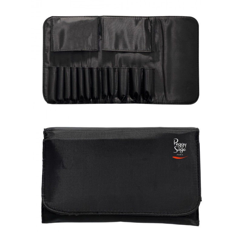 Pochette vide pour 12 Pinceaux Maquillage Peggy Sage