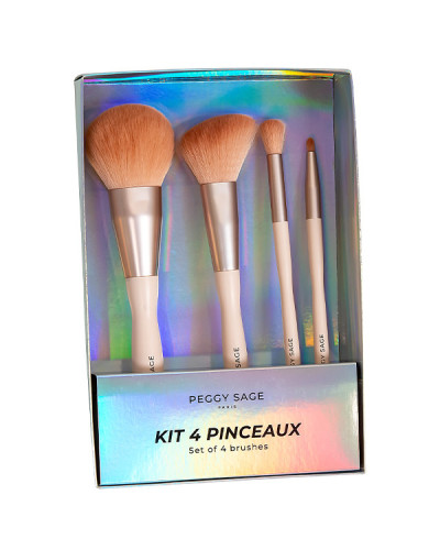 Kit de 4 Pinceaux de Maquillage Peggy Sage