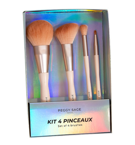 Kit de 4 Pinceaux de Maquillage Peggy Sage