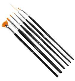 Set de 6 Pinceaux Nail Art Peggy Sage