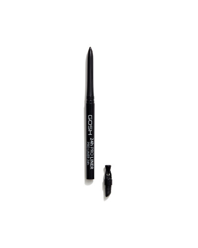 Liner 24H Waterproof 2 en 1 Eyeliner et Kajal 002 Carbon Black 0,35gr Gosh