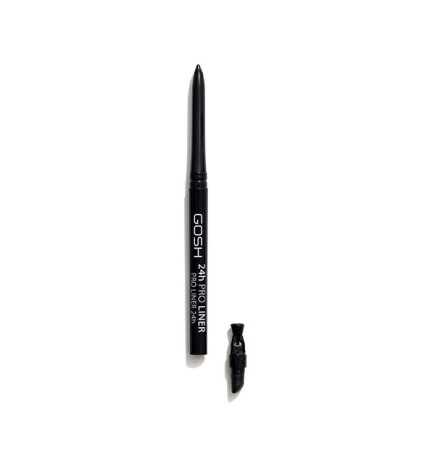 Liner 24H Waterproof 2 en 1 Eyeliner et Kajal 002 Carbon Black 0,35gr Gosh