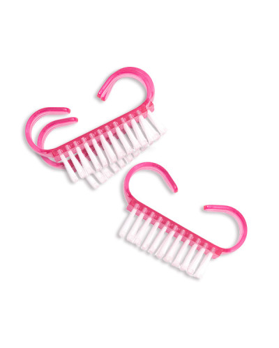 Lot de 3 Brosses à Ongles Rose Peggy Sage